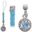 Kit Mobile Swarofski Phone Dangly Blue 21ozCePILPL. SL160 Kit Mobile Swarofski Phone Dangly Blue
