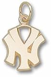 New York Yankees 1/2 NY Charm - Gold Plated Jewelry