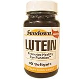 Sundown Lutein 6 Mg Softgels With Bilberry, Spinach, Zeaxanthi - 60 Softgels
