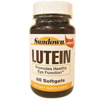 Sundown Lutein 6 Mg Softgels With Bilberry, Spinach, Zeaxanthi - 60 Softgels