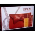 OPIUM by Yves Saint Laurent for WOMEN: EDT SPRAY 1.6 OZ & BODY LOTION 2.5 OZ (TRAVEL OFFER)