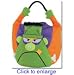 Frighty-night  frankenstein trick or treat bag