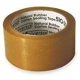 Natural Rubber High-Performance Tape, 2 x 55 Yards, 3 Core, Clear