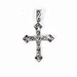 STERLING SILVER MARCASITE PENDANT - 38mm Cross