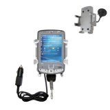 HP iPaq hx2795 Powered Windshield Car / Auto Mount PDA Phone Holder - Gomadic Brand