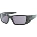 OAKLEY Fuel Cell Sunglasses, Polished Black/Matte Black Frame With Warm Grey Lens