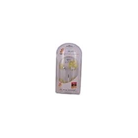 New Stereo Headset Hands-free Earphone with build-in Microphone for Apple iPhone - Compatible with Blackberry 8120/ 8130/ 8300/ 8320 , iPod Touch, iPod Classic, iPod Nano 3G 2G 1G, iPod Shuffle and MP3 MP4 - White