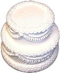 7 2 Tier Stacked Fake Wedding cake Fake Food