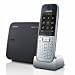 PC Hardware : Siemens Gigaset SL785 Schnurloses DECT-Telefon mit Mobilteil mit Echtmetall-Rahmen und Anrufbeantworter metall / schwarz