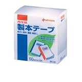 ニチバン 製本テープ【再生紙】50m/m巾1巻入【白】 BK-505