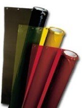 Instant Welding Curtain Roll W Grommets Trans Vue Blue 25 Yds X 64