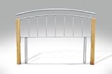 Tetras 3' Single Metal & Beech Wood Headboard