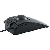 L-trac Laser Trackball with scroll Wheel Black USB By Ergoguys