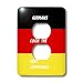 Florene World Food Flags - German Chefs - Light Switch Covers - 2 plug outlet cover