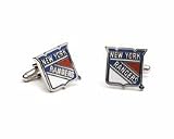 New York Rangers NHL Logo'd Executive Cufflinks w/Jewelry Box