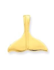 14k Gold Whale Tail Slide