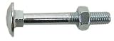 Eigenschaften Unimet  / Flachrundschrauben (Schlossschrauben) mit Muttern, M10/L180mm/25 Stück