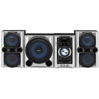 Sony MHCEC98Pi Mini Hi-Fi Shelf System with Digital Media Port and 530-Watts RMS (Silver)