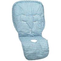 NOJO Water Resistant High Chair Cover Sundance Blue Plaid Laminated