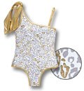 Guess Kids Leopard Print Swimsuit