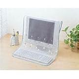 発光刺繍入りオーガンジーカバー液晶ディスプレイ