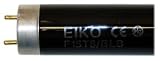 15 watt 18 T8 Medium Bi-Pin (G13) Base Black Light Blue Fluorescent Eiko Light Bulb