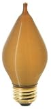 Bulbrite 431140 - 40C15A - 40 Watt Amber C15 Decorative Light Bulb