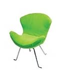 Walker Edison Furniture CH39LI Ultra Soft Wing Chair Lime (set of 2)