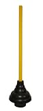 Cobra Products 6-Inch Heavy Duty Force Cup Plunger with Painted Wood Handle #00306