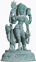 Collectible Figurines Lord Shiva Hindu Religious Brass Statue (shiv008)