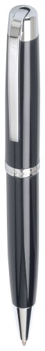 Marqius Metro WM/821/BK/C Ball Pen Black Lacquer with Chrome, Packaged in Black Lacquer Box