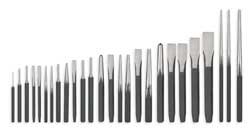 Westward 2AJL8 Punch And Chisel Set, 26 Pc