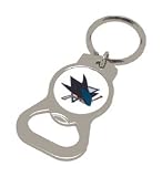 San Jose Sharks Bottle Opener Keychain