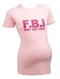 F.B.I (Funky Baby Inside) Short Sleeve Pink Top - Funky Maternity Wear