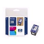 Compatible HP 28 Ink Cartridge. COMPATIBLE HP 28 Ink Cartridge (HP C8728AN). Inkjet Print Cartridge, Tri-color. HP Compatible COM-C8728AN Fits printer models: PSC 1210/1210v/1210xi, Deskjet 3650/3620v/3520/3520v/ 3420/3425/3320/3650v/3550/3740/3745/3745V/3747/ 3840/3843/3845/5551, Officejet 4110/4110v/4110xi/6110, Photosmart 7150/7350/7550