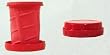 Flatterware Red Collapsible Spring Memory Durable Lightweight-12 fl.oz-Great for Camping & Reusable