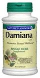 Damiana Leaf 90 Caps 400 Mg ( Promotes Sexual Wellness ) - Nature's Answer