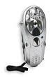 LumaPro 2XTG9 Crank Light with Radio, Silver