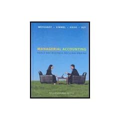 Managerial Accounting: Tools for Business Decision-Making