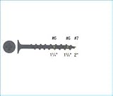 Tyrex GCS6162B #6 x 1-5/8 Drywall to Wood Gray Phosphate #2 Phillips Screw 4000 Per Tub