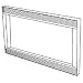 Sharp RK93F27 Microwave Trim Kit - Stainless Steel