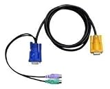 ATEN PS/2�Ή�KVM�P�[�u�� 1.8M (SPHD15��DSUB15�EPS/2) 2L-5702P/