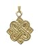 10 Karat Yellow Gold Four Point Knot Celtic Pendant