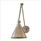 Tools & Hardware : 4721-AGB - Hudson Valley Exeter 1-Light Wall Lamp in Aged Brass
