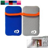 Assorted Color Neo Case Reversible Sleeves suitable for Canon Powershot Camera Case Digital Camera + Screen Protector Kit + CLOTH (Many color available)