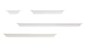 Nexxt by Lines 4-Piece White Shelf Ledge Set, White