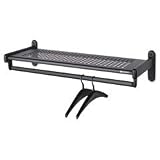 QRT20403 - Perforated Metal Shelf Garment Rack