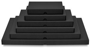 Blick Metal Edge Archival Clamshell Boxes - 9 x 12, Clamshell Box, Black