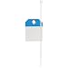 Brady  89253 2" Width x 2 1/2" Height, Economy Polyester (B-851), Blue Blank Polyester Tags (10 Tags)