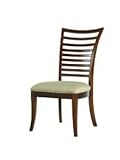 Stanley Furniture Hudson Street Fabric Side Chair in Warm Cocoa Finish